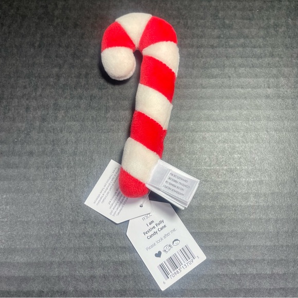 BNWT Jellycat Festive Folly Candy Cane Mini - Picture 2 of 5